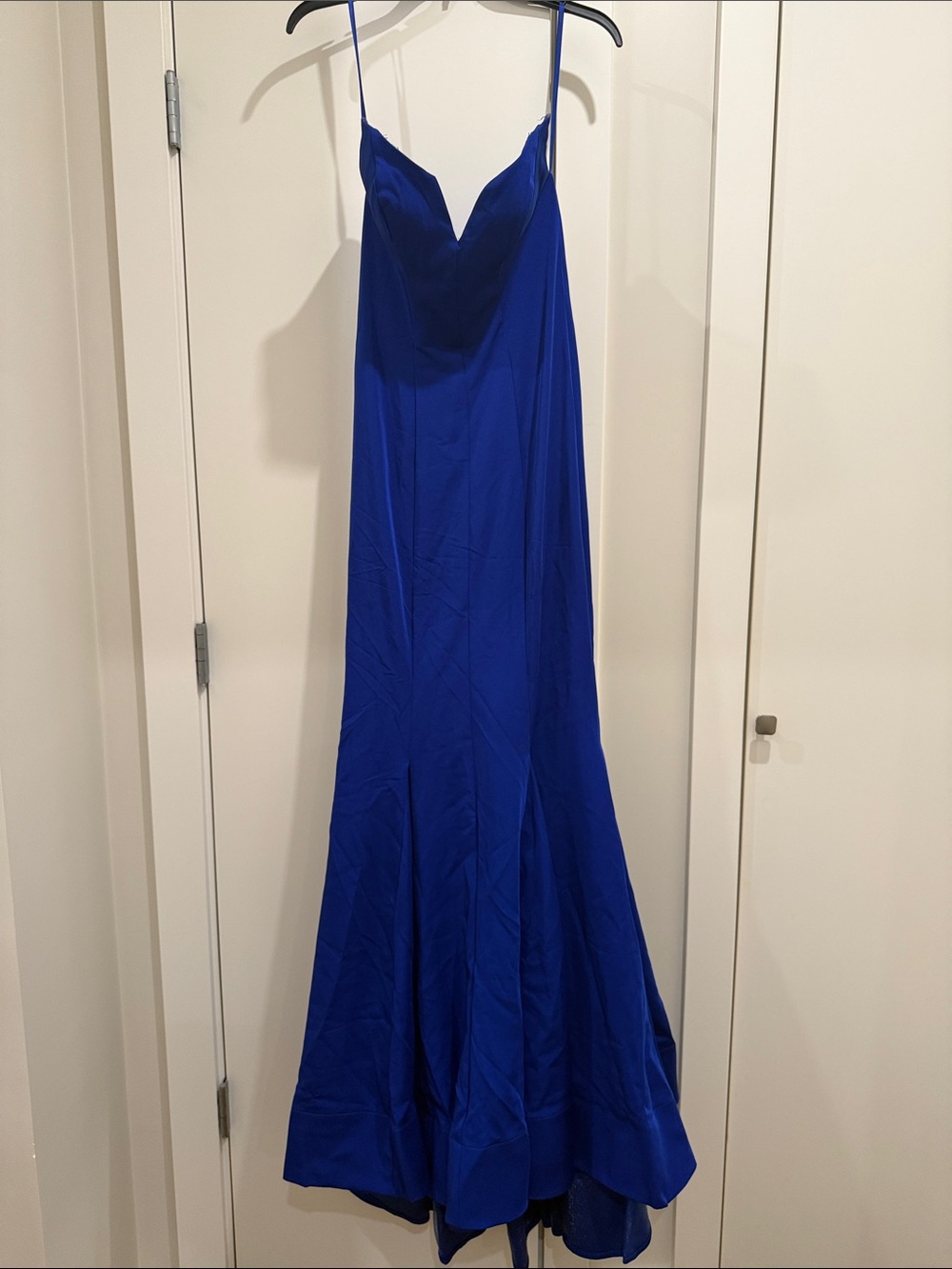 Royal Blue Spaghetti Strap Maxi Dress